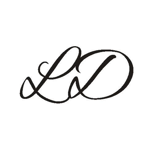 Black Lornette Daye LD signature mark.