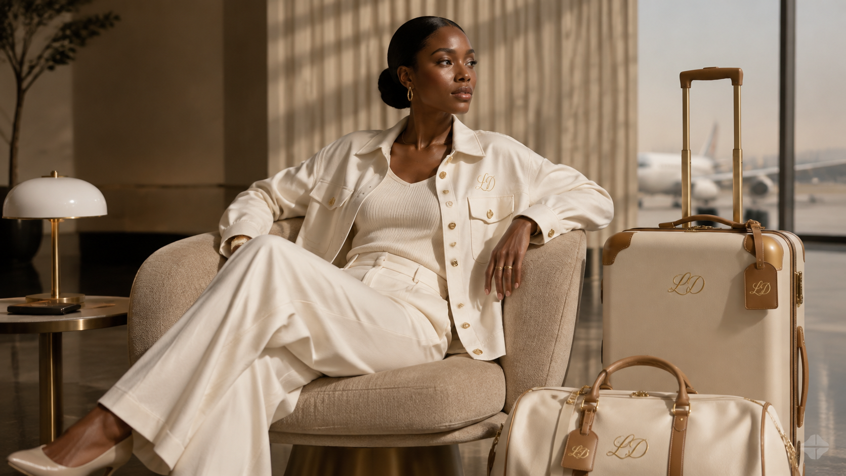 Utility Jacket & Travel Lounge Set