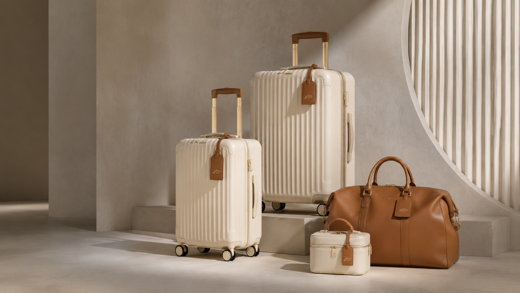 UMATTR Weekender Bag & Travel Luggage Suite